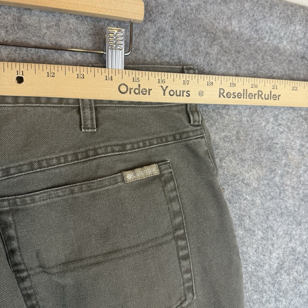 Columbia Upland Pants Mens 34x32 Brush Guard Beige Hunting Gorpcore Gray Beige - Picture 7 of 10